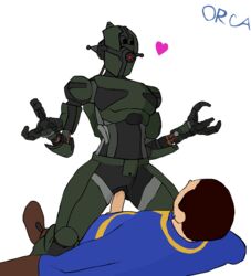 assaultron from fallout by blueorca