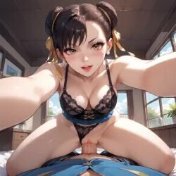 ai_generated chun-li cowgirl cowgirl_position female male male/female naked_female no_sound penis penis_in_pussy pov pov_eye_contact pov_male pussy riding riding_penis tagme vagina vaginal_penetration vaginal_sex video