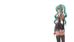 hatsune miku from vocaloid by elzikyuchi