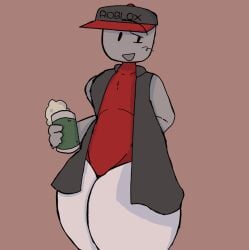 artist_request huge_thighs roblox robloxian soda_can source_request tagme thick_thighs thighs