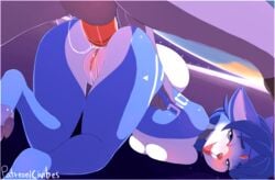 2018 anal anal_sex animated anthro anus ass ass_up blue_fur blue_hair blush breasts breath canine civibes cum cum_inside duo erection female fox fur furry highres interspecies_fuck krystal loop male mammal nintendo nude open_mouth pawpads penis pussy pussy_juice sex short_hair star_fox straight testicles text tongue tongue_out white_fur wolf wolf_o'donnell