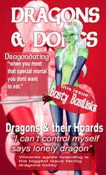 basilisk dragon_girl dragons_&_dongs green_skin injoke joke monster_girl peteflytese sword