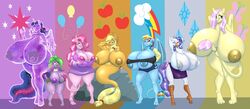 2019 3_toes absurd_res ahuizotl alternate_species anthro applejack_(mlp) areola avian barb_(mlp) beak blues64 blush breasts canid canine clothing female fluttershy_(mlp) freckles friendship_is_magic green_eyes group hair hand_on_breast hi_res horn long_hair mammal mane_six_(mlp) marauder6272 my_little_pony nipples nude pinkie_pie_(mlp) pussy rainbow_dash_(mlp) rarity_(mlp) rock rule_63 sea_pony smooth_skin spike_(mlp) toes torn_clothing twilight_sparkle_(mlp) wings