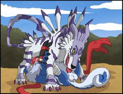 digimon gaogamon garurumon irene knot male_only tagme