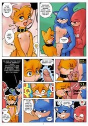 anthro battle_angel blue_fur comic echidna fur furry hedgehog human knuckles_the_echidna male male_only mammal monotreme multiple_males sega sonic_(series) sonic_3 sonic_team sonic_the_hedgehog sonic_the_hedgehog_(series) sonic_the_hedgehog_3 sottocolle straight_hair tagme tails team_sonic yaoi