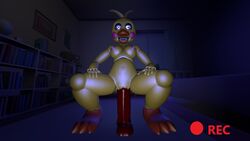 3d animatronics avian breasts dildo dildo_sitting female five_nights_at_freddy's five_nights_at_freddy's_2 machine nipples nude penetration pussy robot solo source_filmmaker toy_chica_(fnaf) vaginal_penetration yaboiscout