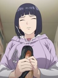 black_panties boruto:_naruto_next_generations cum_through_underwear cumming faithful_to_the_anime handjob hyuuga_hinata male male_pov naruto pantyjob pervert_male salmon_knight unseen_male