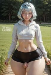 1boy ai_generated androgynous curvaceous curvy curvy_body curvy_figure diamond_(land_of_the_lustrous) femboy gay giant_ass girly hi_res high_resolution highres houseki_no_kuni huge_ass land_of_the_lustrous light-skinned_male looking_at_viewer looking_back male male_only massive_ass massive_butt sissy solo solo_male stable_diffusion testicles thick_ass thick_thighs thicknesslord trap voluptuous voluptuous_femboy wide_hips