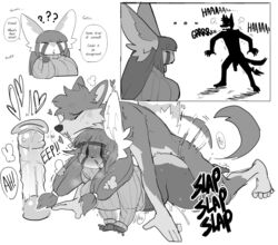 <3 1boy 1girls ? anthro ass big_butt big_dom_small_sub big_ears canine clothed clothing comic dialogue domination duo english_text female female_penetrated forced from_behind_position fur furry furry_only hair happy heart hi_res internal larger_male long_hair lying male male/female male_domination male_penetrating male_penetrating_female mammal naked nude on_front paperclip_(artist) partially_clothed penetration penis pussy red_panda rimi_(wittyusername) rutmutt sex short_hair size_difference slightly_chubby smaller_female straight surprise tail text thick_thighs topwear turtleneck vaginal_penetration