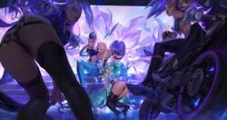 ahri from k/da all out series by flute (artist)