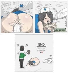anon apologizing ass begging_for_cum big_ass big_breasts big_penis breasts comic comic_page cumshot cumshot_in_mouth doctorloops english english_text face_down_ass_up female heart-shaped_pupils male massive_ass mona_(doctorloops) penis pussy rough_sex tagme vaginal_penetration veronica_(doctorloops) veronica_and_mona