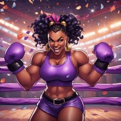 1female 1girls 2024 abs afro ai_generated arena ass ass_bigger_than_body ass_bigger_than_breasts ass_bigger_than_head ass_bigger_than_torso ass_focus belly belly_button belt biceps big_boobies big_breasts big_thighs big_titties boobs_bigger_than_head boxing boxing_arena boxing_gloves boxing_gloves_only boxing_match boxing_ring boxing_shorts boxing_woman breasts_bigger_than_head broad_shoulders character_design cleavage clothed clothed_female clothes clothing confetti curvaceous curvaceous_body curvaceous_female curvaceous_figure curvaceous_hips curvaceous_thighs curves curvy curvy_ass curvy_body curvy_female curvy_figure curvy_hips curvy_thighs dark-skinned_female dark_skin dreamup female female_abs female_focus female_only female_solo fighter gold_earrings gold_hair_ornament hourglass_figure hourglass_figured_female lights looking_pleasured navel original original_character pink_hair_ribbon preparation preparing purple_gloves purple_rope purple_sports_bra randomgrind round_boobies round_boobs round_breasts round_tits shiny shiny_body shiny_boobies shiny_boobs shiny_breasts shiny_butt shiny_clothes shiny_hair shiny_skin shiny_thighhighs shiny_thighs shiny_tits solo solo_female solo_focus sports_bra strong strong_female strong_woman tagme thick thick_ass thick_body thick_boobies thick_boobs thick_breasts thick_butt thick_hips thick_lips thick_thighs thick_tits thighs thighs_bigger_than_head thighs_together tits_bigger_than_head voluptuous voluptuous_female