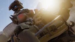 1futa armor big_breasts breasts_out futanari halo_(series) hand_on_penis sangheili sloppydragons solo stroking_penis tagme vrchat