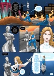 alien alien_girl asscheeks big_ass big_breasts blonde_hair blue_eyes breasts comic comic_page completely_nude completely_nude_female crop_top crossed_arms defeated_hero embarrassed english english_dialogue english_text fantastic_four female girls_only gloves invisible_woman looking_down marvel marvel_comics medium_breasts pointing shalla-bal silver_eyes silver_hair silver_skin silver_surfer skin_tight skin_tight_suit sleeveless slim_waist sue_storm superhero_costume superheroine surfboard the_thing_(marvel) thick_thighs venomarts00 zstorys22