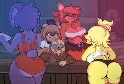 4girls animal_humanoid anthro avian avian_humanoid bear bear_humanoid big_ass big_breasts big_thighs bonfie_(cryptia) bonnie_(cally3d) bonnie_(fnaf) breasts brown-skinned_female brown_body brown_hair brown_skin bust busty chest chica_(cally3d) chica_(fnaf) chicken chicken_girl chiku chiku_(cally3d) chiku_(cryptia) chiku_(cryptiacurves) commodu curvaceous curvy curvy_body curvy_female curvy_figure curvy_hips curvy_thighs digital_media_(artwork) fap_nights_at_frenni's fazclaire's_nightclub female fexa fexa_(cally3d) fexa_(cryptia) fexa_(cryptiacurves) five_nights_at_freddy's five_nights_in_anime fnaf fox fox_girl fox_humanoid foxy_(cally3d) foxy_(fnaf) freddy_(cally3d) freddy_(fnaf) fredina fredina's_nightclub fredina_(cally3d) frenni_fazclaire furry furry_female hips hourglass_figure huge_ass huge_breasts huge_thighs humanoid lagomorph lagomorph_humanoid large_ass large_breasts large_thighs legs mature mature_female purple-skinned_female purple_body purple_hair purple_skin rabbit rabbit_girl rabbit_humanoid red-skinned_female red_body red_hair red_skin scottgames slim_waist thick thick_hips thick_legs thick_thighs thighs ursid ursid_humanoid ursine vixen voluptuous waist wide_hips wide_thighs yellow-skinned_female yellow_body yellow_skin