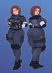1girls big_ass big_breasts breasts bust busty capcom chest commodu curvaceous curvy curvy_figure digital_media_(artwork) female hips hourglass_figure huge_ass huge_breasts large_ass large_breasts legs light-skinned_female light_skin mature mature_female police police_uniform policewoman resident_evil resident_evil_2 slim_waist thick thick_hips thick_legs thick_thighs thighs voluptuous waist wide_hips