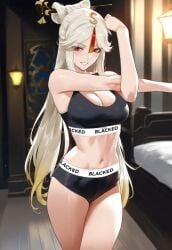 ningguang (genshin impact) from blacked by samsara ai