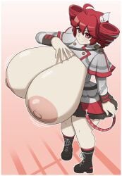 1girls 2d 2d_(artwork) ahoge areolae big_breasts big_nipples big_thighs blush boots breasts breasts_bigger_than_body breasts_bigger_than_head breasts_bigger_than_torso breasts_focus breasts_out closed_mouth clothed clothed_female clothing confident curvaceous curvy curvy_female curvy_figure enormous_breasts exposed_breasts fat_breasts fat_nipples female female_only gigantic_breasts hair_ornament hairbow hand_on_breast hand_on_own_chest high-angle_view huge_areolae huge_breasts huge_nipples huge_thighs hyper hyper_breasts kasane_teto kasane_teto_(sv) large_areolae large_breasts large_thighs looking_up massive_areola massive_areolae massive_breasts motion_lines nipples plump plump_breasts pose posing red_eyes red_hair shiny_skin skirt smile solo solo_female synthesizer_v takano_(artist) thick_thighs thighs top_heavy twin_drills utau voluptuous voluptuous_female wide_hips