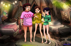 3girls candy_chiu disney disney_channel female female_only gravity_falls grenda_grendinator mabel_pines multiple_girls rodyp straight_hair tagme