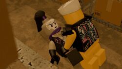 animated bouncing_breasts cum_on_body cum_on_breasts cum_on_face fun_paramedic grey_skin lego missionary_position ninjago partially_clothed ponytail sons_of_garmadon_(ninjago) ultra_violet_(ninjago) uncovered_breast vaginal_penetration zane_(ninjago)