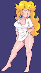 princess peach from mario (series) by funnyhoohooman