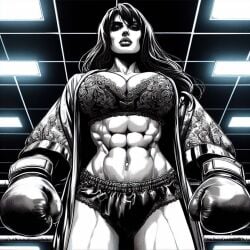 1female 1girls 2023 abs ai_generated belly belly_button big_boobies big_breasts big_titties black_and_white boobs_bigger_than_head boxartfan boxer boxer_girl boxer_shorts boxing boxing_gloves boxing_gloves_only boxing_stance breasts breasts_bigger_than_head cleavage clothed clothed_female clothes clothing curvaceous curvaceous_body curvaceous_female curvaceous_figure curvaceous_hips curvaceous_thighs curves curvy curvy_body curvy_female curvy_figure curvy_hips curvy_thighs dominant dominant_female female female_abs female_focus female_human female_only female_solo femdom gym hourglass_figure hourglass_figured_female indoors lights long_hair long_hair_female looking_at_viewer looking_down looking_down_at_viewer monochrome muscular muscular_arms muscular_female muscular_thighs navel original original_character robe round_boobs round_breasts round_tits solo solo_female solo_focus tagme thick thick_hips thick_lips thick_thighs tits_bigger_than_head voluptuous voluptuous_female