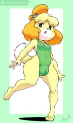 isabelle (animal crossing) from animal crossing by argento