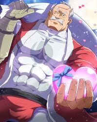 christmas conquest_(invincible) daddy dilf gilf heart heart_symbol invincible invincible_(tv_series) male male_only moustache muscular muscular_male solo takao_oz viltrumite white_hair