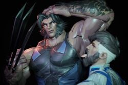 2boys 3d armpit armpit_fetish armpit_licking armpits bakushin_o_armpit_gif_(meme) blender gay hairy james_howlett licking licking_armpit logan_(x-men) male_only marvel marvel_rivals mr_fantastic mr_fantastic_(marvel_rivals) reed_richards reed_richards_(marvel_rivals) tagme tanktop theblendertaper video wolverine_(marvel_rivals) wolverine_(x-men) yaoi