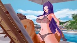 3d bikini creampie cum_in_pussy cum_inside dark-skinned_male dark_skin doki_doki_literature_club interracial mashirosolera pool squirting swimming_pool tagme video yuri_(doki_doki_literature_club)