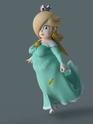 3d bbw belly big_belly big_breasts chubby chubby_female dress fat fat_belly fat_female female_only mario_(series) nintendo overweight overweight_female persondudemanguy princess_rosalina rosalina solo super_mario_bros. super_mario_galaxy weight_gain
