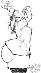 big_ass big_thighs black_hair blowjob_gesture curvy curvy_figure femboy fumihiko_takaba huge_ass huge_thighs jujutsu_kaisen kenjaku long_hair notsafe4marcus nurse_cap nurse_uniform painted_nails provocative provocative_clothing suguru_geto tagme tongue_out voluptuous voluptuous_body