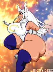 mirko from my hero academia by biggy deez