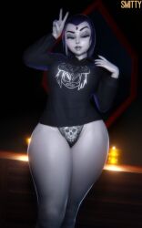 1girls 3d big_breasts big_thighs breasts cambion curvaceous curvy curvy_figure dc dc_comics demon demon_girl female forehead_jewel half-demon half_demon hips hourglass_figure huge_thighs human humanoid large_thighs legs light-skinned_female light_skin mature mature_female pale-skinned_female pale_skin rachel_roth raven_(dc) slim_waist smitty34 sorceress teen_titans thick thick_hips thick_legs thick_thighs thighs voluptuous waist wide_hips wide_thighs