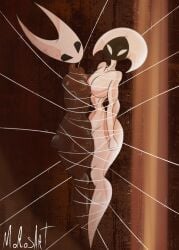 and body digitalart digitalpainting fanart female female_only hollow hollowkinghtsilksong hollowknight hornet hornet_(hollow_knight) insects knight lace lace_(hollow_knight) morosart originalcharacter silksong spider trap