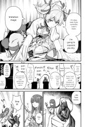 2girls akehi_yuki arm_support assertive_female attack bar_censor bent_over clothed_sex comic continue_after_cum covering_another's_eyes cowgirl_position crotchless demon demon_female demon_girl demon_horns dress emotionless_sex emphasis_lines english english_text erection expressionless female female_demon fern_(sousou_no_frieren) frieren_beyond_journey's_end greyscale groin holding holding_staff horns linie_(sousou_no_frieren) long_hair long_sleeves lugner_(sousou_no_frieren) mage_staff male monochrome motion_lines multiple_boys multiple_girls outdoors penis png pussy pussy_juice pussy_juice_drip sex sound_effects sousou_no_frieren speed_lines spread_legs squatting squatting_cowgirl_position staff stark_(sousou_no_frieren) straddling straight text translated two_side_up vaginal_fluids vaginal_penetration very_long_hair wet_pussy