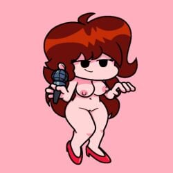 1girls 2d animated ass auburn_hair breasts curvy friday_night_funkin girlfriend_(friday_night_funkin) inkasteca newgrounds