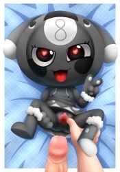 8-ball aged_up anthro bed_sheet clothing cub dandy's_world heart-shaped_pupils human imminent_sex inanimate_object leaking_pussy onesie peace_sign penis roblox spread_pussy tongue_out toodles_(dandy's_world) toon toonophilia toons_(dandys_world) unknown_artist vagina white_skinned_male young young_anthro younger_female