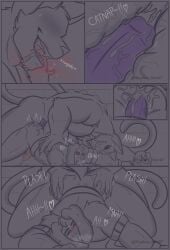 big_pecs black_sclera canine catnap catnap_(poppy_playtime) comic critters_(poppy_playtime) cum cum_in_pussy dogday dogday_(poppy_playtime) feline gay heavy_breathing internal leaking_cum male/male male_only muscular muscular_anthro muscular_male no_humans orange_fur orange_penis poppy_playtime poppy_playtime_(chapter_3) purple_fur purple_penis rape shadow_noir07 smiling_critters spanish spanish_dialogue spanish_text speech_bubble text text_bubble veiny_penis