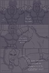 big_pecs black_sclera canine catnap catnap_(poppy_playtime) comic critters_(poppy_playtime) dogday dogday_(poppy_playtime) feline gay male/male male_only muscular muscular_anthro muscular_male no_humans orange_fur poppy_playtime poppy_playtime_(chapter_3) purple_fur rape shadow_noir07 smiling_critters spanish spanish_dialogue spanish_text speech_bubble text text_bubble