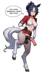1dickgirl 1futa 1woman ai ai-created ai_generated ai_hands ai_image anime anime_futa anime_girl anime_style artificial_intelligence belt bottomless bottomless_female bra cock concerned dark_blue_hair dickgirl ear_tie futagirl futanari hair_bang hair_bangs hairbang half-dressed half_animal half_dressed half_horse half_human half_naked half_nude hooves horse_balls horse_ears horse_girl horse_penis horse_tail horseballs horsecock horsecock_futa image jacket long_cock long_dick long_penis long_tail looking_at_viewer messed_up_image messy messy_image naked naked_female nude nude_female orange_eyes original original_character original_characters penis question question_mark red_jacket revealing revealing_clothes revealing_clothing revealing_outfit revealing_penis speech_bubble speech_bubbles standing standing_on_one_leg text text_box text_bubble texts white_bra white_skin