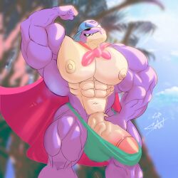 balls ballsack bara bicep_curl biceps big_chest big_cock big_dick big_pecs big_penis bodybuilder brawl_stars bulky chest dinosaur gigantic hard hard_cock hard_dick hard_nipples hard_penis huge huge_body huge_chest huge_cock huge_pecsveiny_penis long_cock long_dick long_penis muscular pecs pierce_(brawl_stars) speedo speedo_pull tight_speedo veiny veiny_cock veiny_dick
