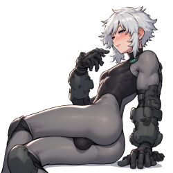 ai_generated cumming gay leotard metal_gear_solid pretty_boy raiden_(metal_gear) sexy skinny yaoi