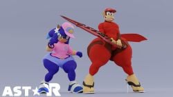 3d 3d_(artwork) 5_toes abstract_background big_ass big_ass_(male) big_butt big_butt_(male) cap diddy_kong earring earrings feet gay glasses glasses_on_face high_heels male male_male male_only monado sonic_(series) sonic_the_hedgehog sonic_the_hedgehog_(series) sparkliiastor thick_thighs wide_hips xenoblade_(series) yaoi