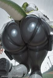 ai_generated alternate_version_at_source arknights:_endfield ass_focus back_view big_ass big_breasts big_butt bodysuit female female_only fluorite_(arknights:_endfield) green_hair happy hips hips_wider_than_shoulders hypet running shiny shiny_clothes snake_girl snake_tail steam steamy tagme tail thick_ass thick_hips thick_legs thick_thighs thighs tight_bodysuit tight_clothing tight_fit video_game_character video_games wet wide_hips