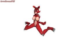 3d_(artwork) animatronic anthro breasts canid canine digital_media_(artwork) female five_nights_at_freddy's fox foxy_(fnaf) genitals hair hi_res looking_at_viewer loveroomsfm machine mammal nipples nude open_mouth red_body red_fox red_hair robot robot_anthro scottgames smile solo source_filmmaker_(artwork) tail true_fox vulva