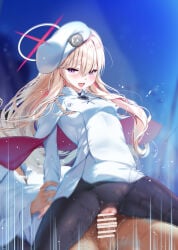 Blonde Student Council President (Blue Archive) Rule 34 Image