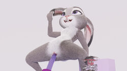 anthro breasts clitoris dildo disney featureless_breasts female flat_chest flat_chested hi_res judy_hopps lagomorph mammal masturbation nocturnalfuzz nude penetration purple_eyes pussy rabbit sex_toy solo vaginal_masturbation vaginal_penetration watermark zootopia