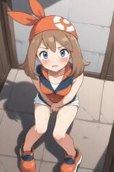 ai_generated female female_solo fingering fingers girl masturbation may_(pokemon) no_sound pokemon pussy rubbing rubbing_pussy solo solo_female tagme vaginal_penetration video