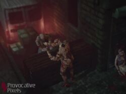1girls 2boys 3d 3d_animation ada_wong animated capcom female male provocative_pixels resident_evil resident_evil_2 sex tagme threesome video zombie